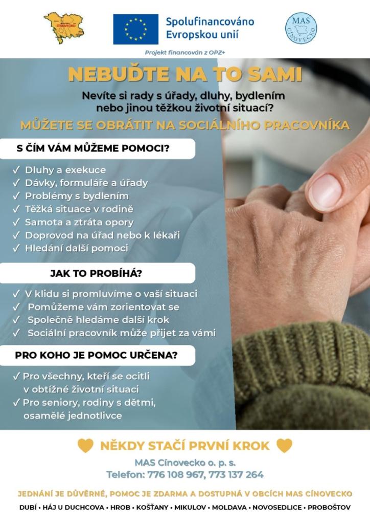 Mohlo by se&nbsp;Vám hodit - sociální pracovník