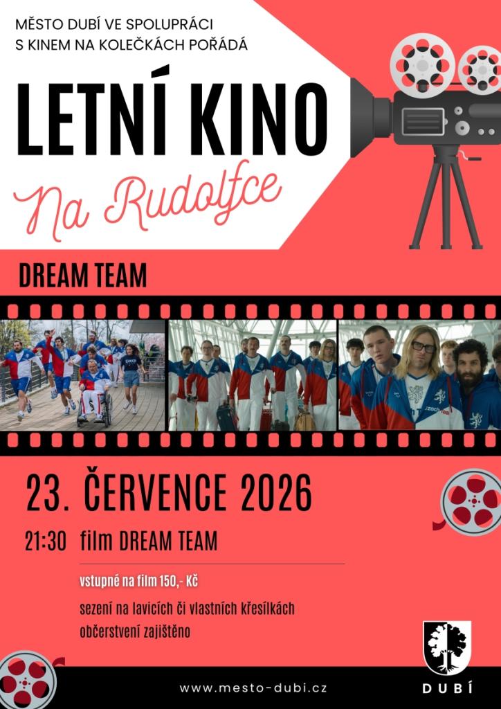Pozvánka - Letní kino na Rudolce 23. 7. 2026